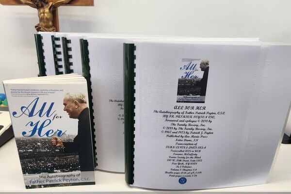 five volumes of braille with print version of the book