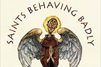 Cover of the book showing a saint with angels wings and a halo